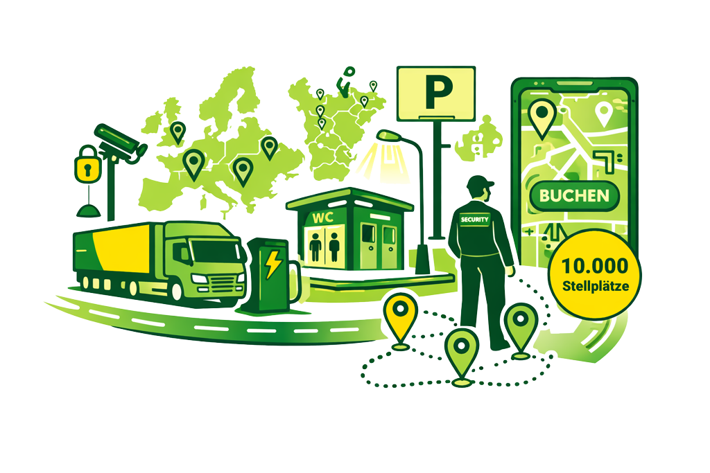 Illustration: Wir denken Laden immer zusammen mit Parken